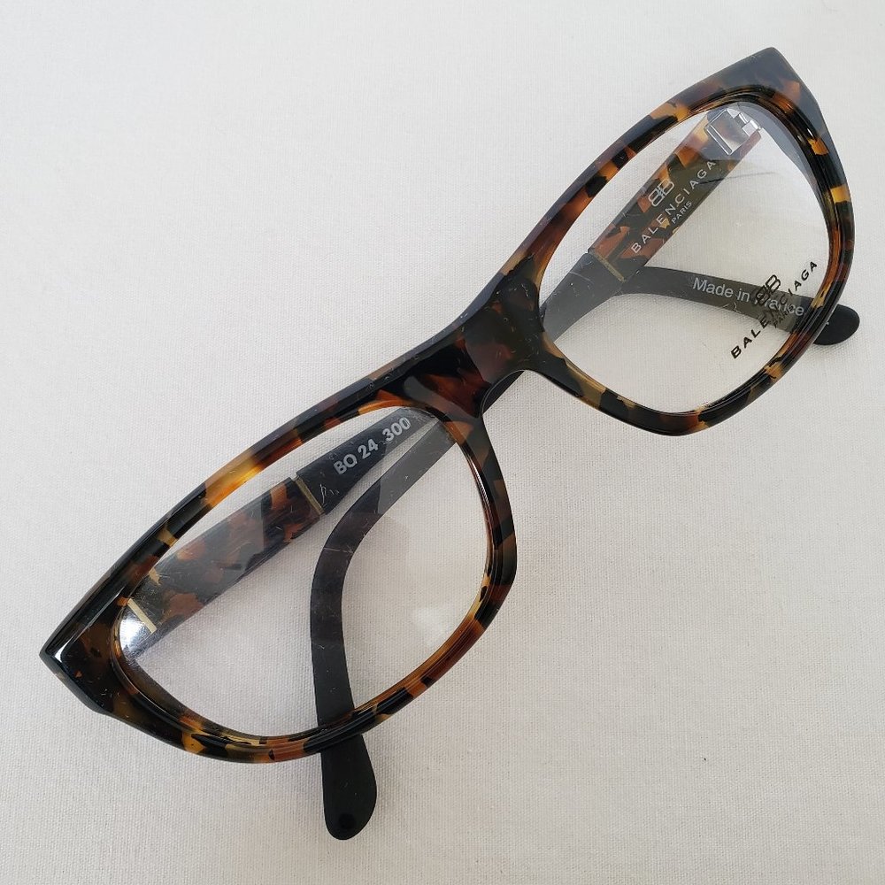 Authentic Vintage BALENCIAGA Sunglasses-Handmade In France-Non Prescrip Glasses